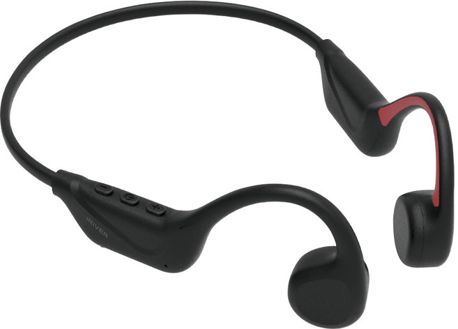 아이리버 귀걸이형 무선 골전도 블루투스 이어폰, IB-N3, 블랙