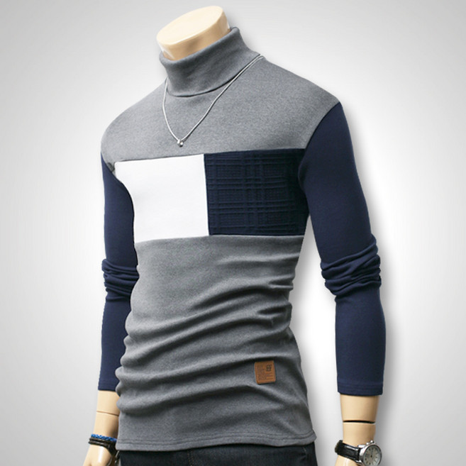 블루포스 BG비엘본 남자 폴라티 목티 남성 목폴라 가을 겨울 빅사이즈 긴팔 티셔츠 커플티