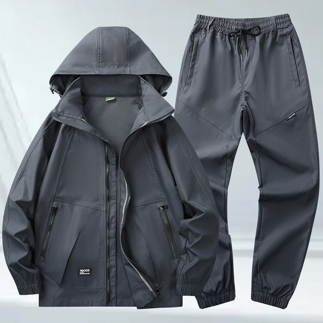 스타일닥터 남성 봄가을 작업복 방풍 방수 세트 내구성 좋은 등산복 낚시복 수리복 스포츠 상하의 세트