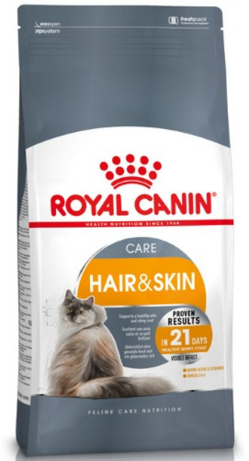 로얄캐닌 고양이 사료 캣 해어&스킨 케어 2kg, 1개