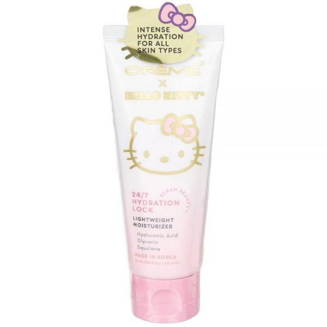 THE CREME SHOP The Crème Shop x Hello Kitty Klean Beauty 24/7 하이드레이션 락 경량 모이스처라이저 최고의 수분 공급 히알루, 1, 100ml