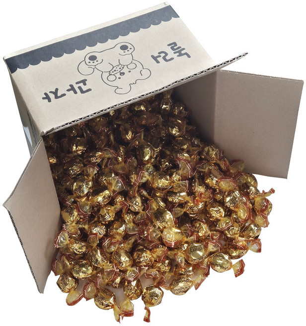 [놀러과자] 웨더스 오리지널 크리미필링 사무실 간식 사탕 대용량 개별포장, 200개, 6.2g