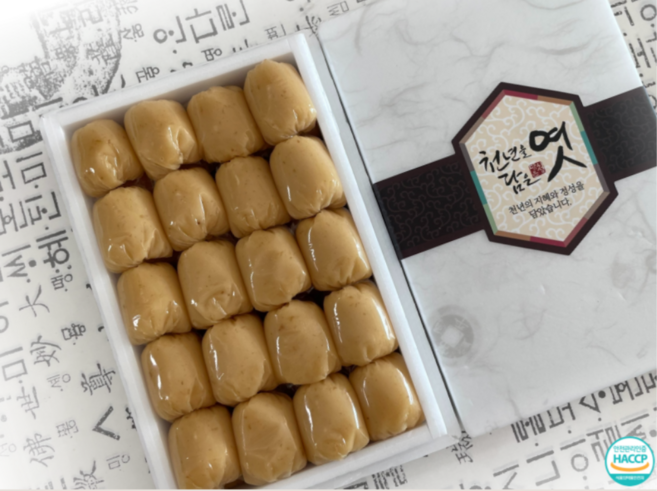 담은청 생강 40알 100% 국내산 조청으로 만든 엿, 1개, 400g