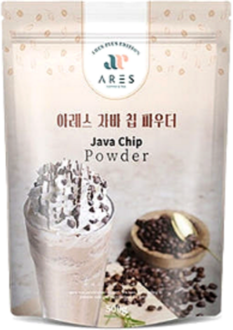 아레스 자바칩 파우더, 4개, 500g, 1개입
