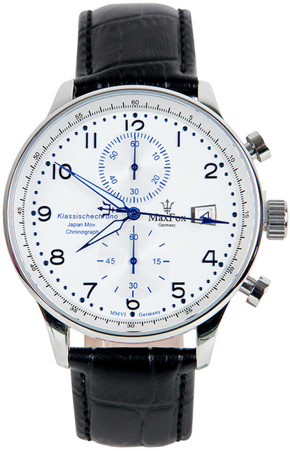 MAXFOX [막스폭스] MF7082LT Klassischechrono 워치+스틸밴드