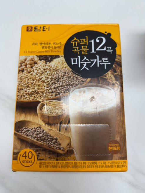 담터 슈퍼곡물 12곡 미숫가루, 20g, 5개