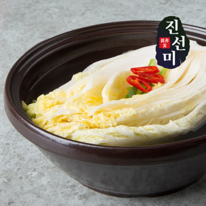 50년전통 진선미김치 국내산 백김치 물김치, 1개, 3kg