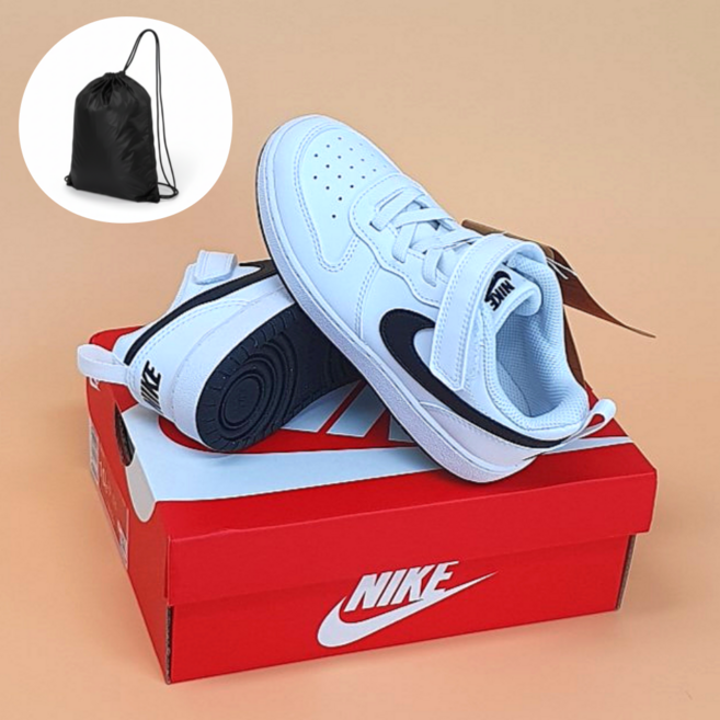 나이키 키즈 운동화 벨크로 아동화 편한 신발 (+루나 짐쌕가방)