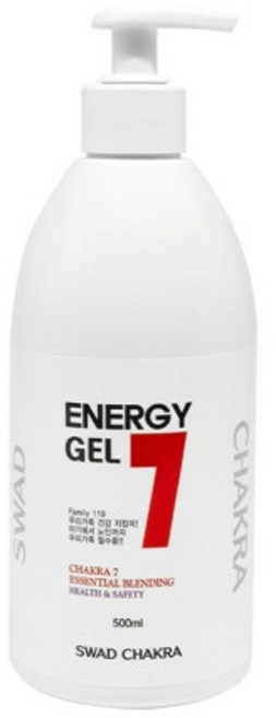에너지젤7(500ml) / 수분 알로에 체온감소효과 스와디, 1개, 500g
