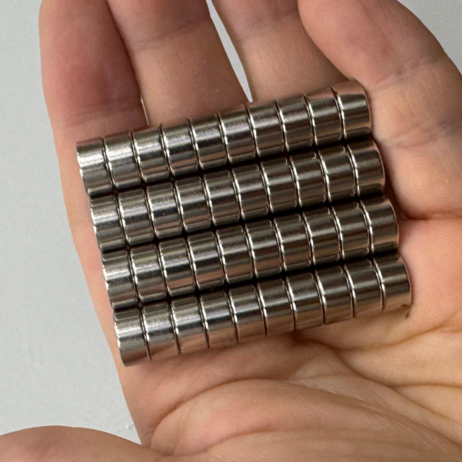 D10*5T 네오디움 원형자석 ND 지름 10mm x 두께 5mm [니즈], 40개