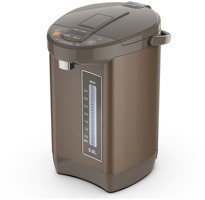 TATUNG 大同 5.0L 電熱水瓶, 咖啡色, 5L