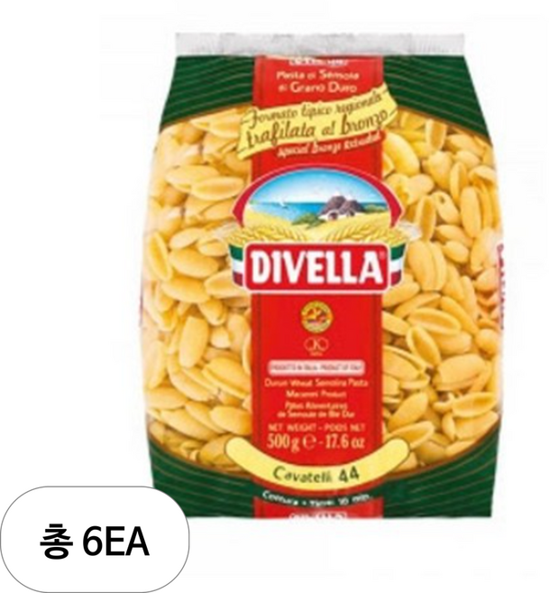 디벨라 동압출 카바텔리, 500g, 6개