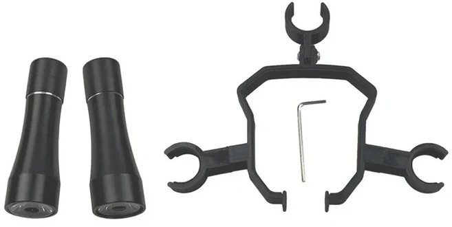 3in1 드론 야간 비행 손전등 조명 서치라이트 DJI Air 3 /3S 액세서리용 고정 브래킷이 있는 필, 01 검정색