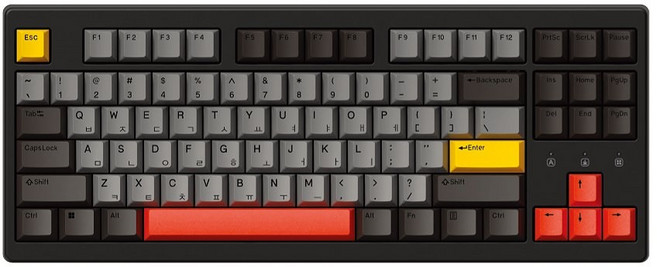 한성컴퓨터 듀얼 8k 가스켓 게이밍 키보드, 인터스텔라, TFG Magnetox XL 저소음, 마그네틱축(자석축)