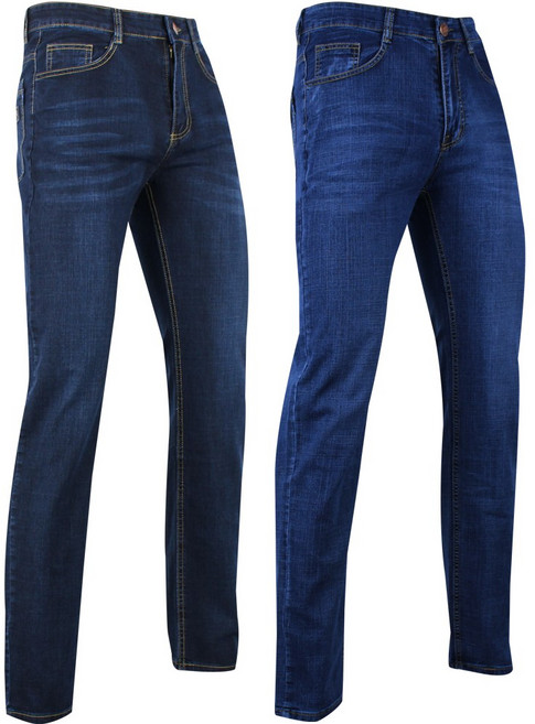 2장 봄여름 남성 JC 트랜디 스판 진 바지 남성용 기본 캐주얼 데님 팬츠 30~38 J285