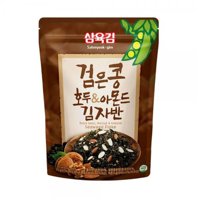 삼육김 검은콩호두아몬드 김자반 70g 20봉, 1g, 1개