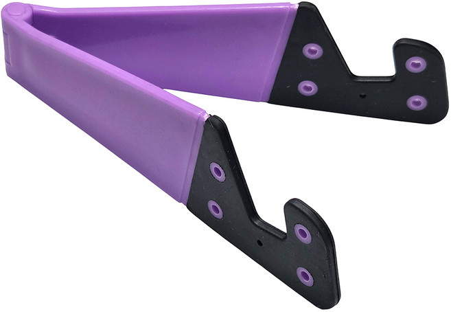 바이트 접이식 휴대폰 태블릿 거치대, 2개, 퍼플