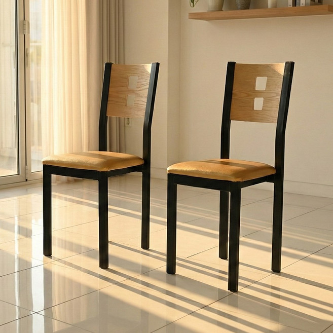 몬트디자인 케빈 식탁의자 디자인 인테리어 체어, 블랙, 1개