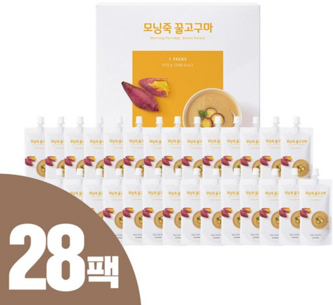 간편하고 든든한 모닝죽 꿀고구마 [28개입]