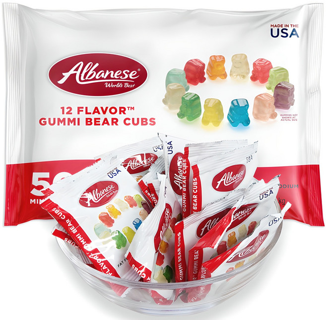 알바니즈 12가지맛 구미베어 50개입, 700g, 1개