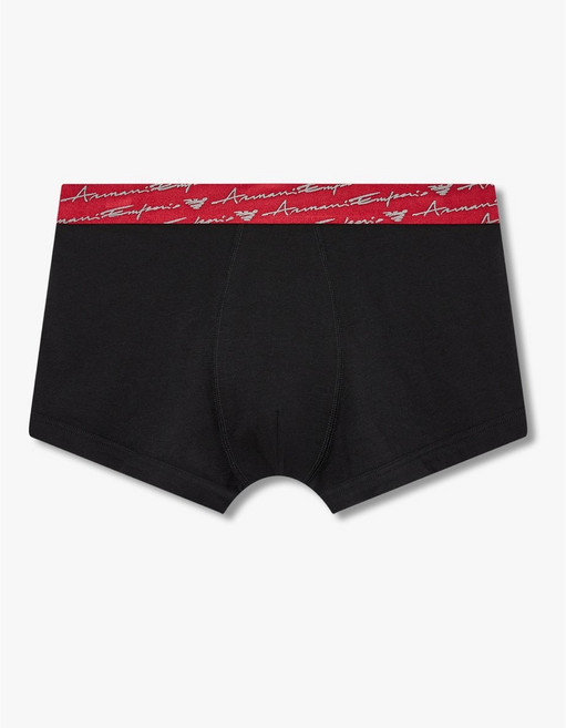 매장정품 EMPORIO ARMANI UNDERWEAR 엠포리오 아르마니 언더웨어 [남성] 커시브 로고 솔리드 밴딩 드로즈 (0815312064) 1709946
