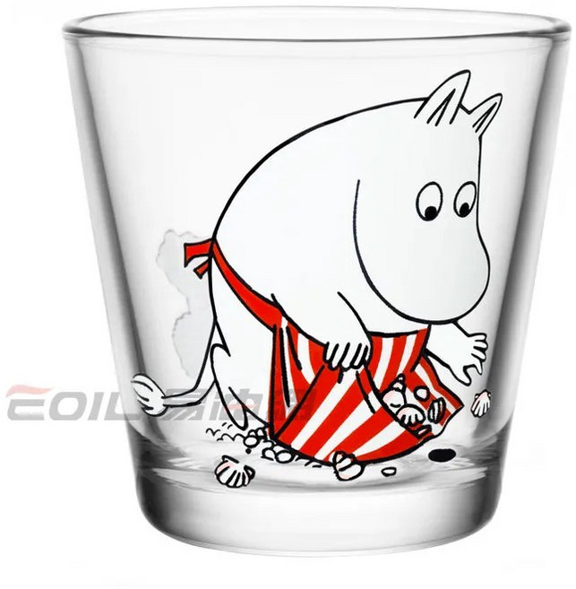 iittala 嚕嚕米系列杯款 海灘媽媽 210ml 可愛玻璃水杯 易油網, 1個, #1009376(海灘媽媽)