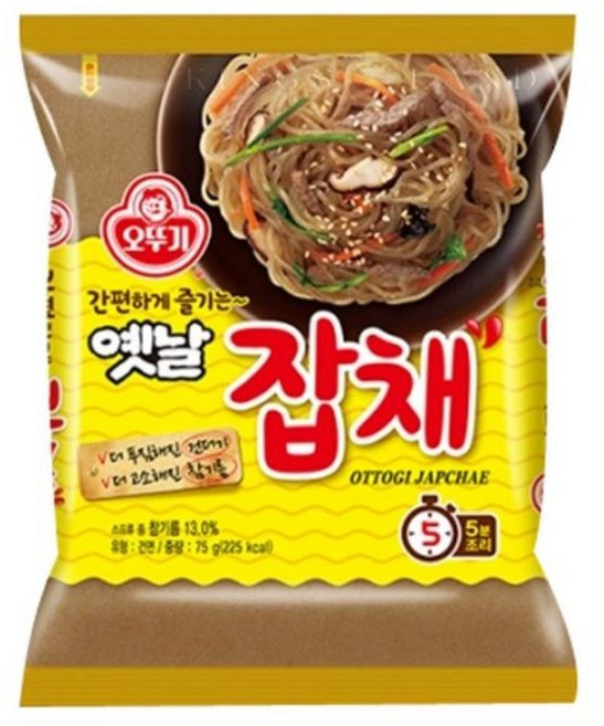오뚜기옛날 잡채 75g, 20개