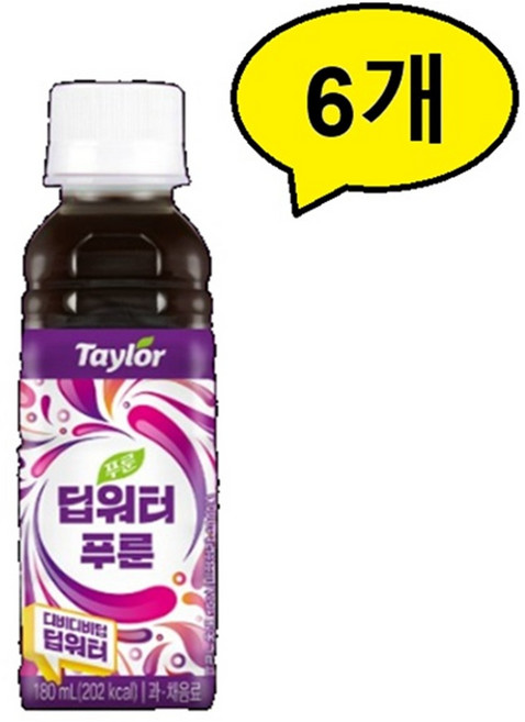 테일러 푸룬 딥워터, 180ml, 6개