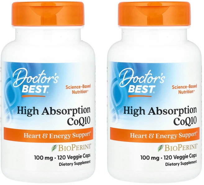 닥터스베스트 하이 앱솔션 CoQ10 100mg 베지 캡, 120정, 2개 - 쿠팡