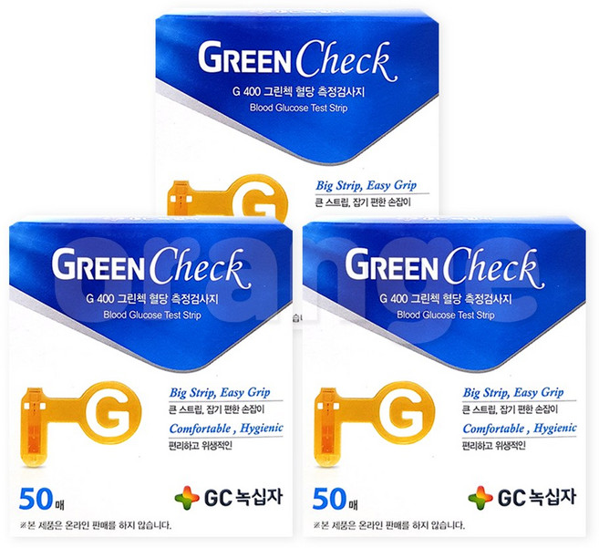 GC녹십자 그린첵 혈당 측정 검사지, 50매, 3개