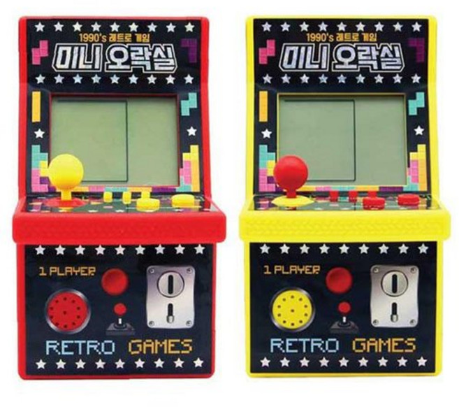 토이세븐 미니 오락실 휴대용 콘솔 게임기, 랜덤발송, 1개