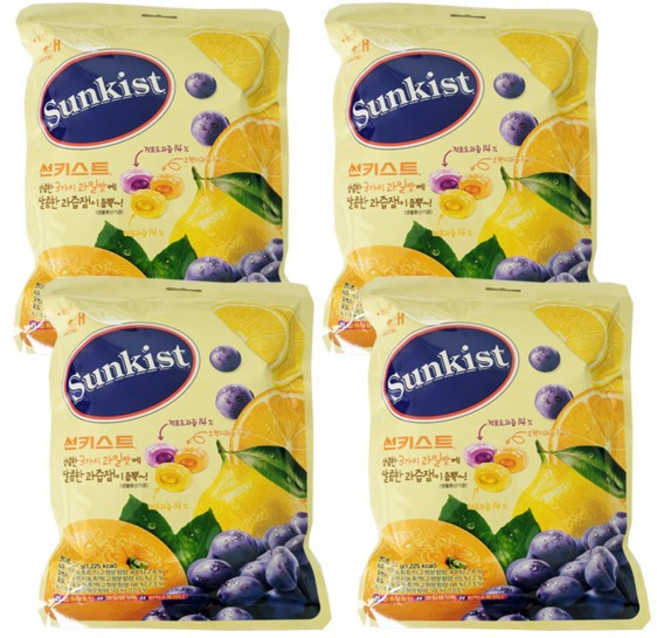 썬키스트 캔디, 317g, 4개