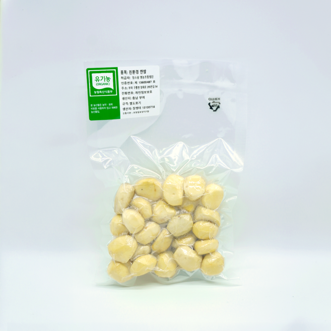 장스팜 부여 햇밤 유기농 깐밤 150g [원산지:국산(충청남도 부여군)], 1개
