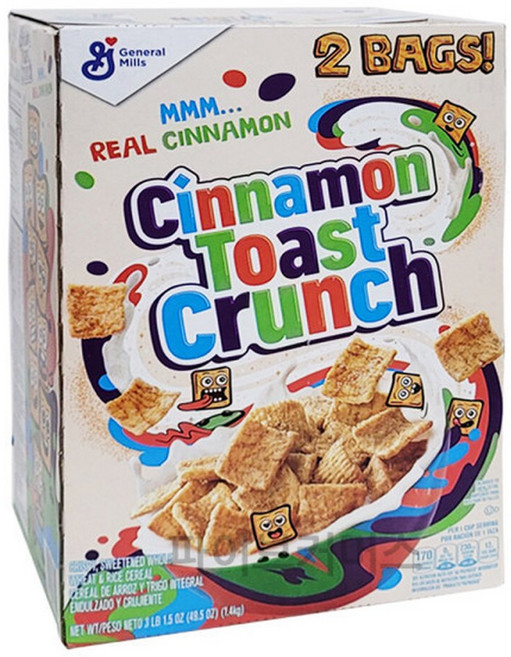 제너럴밀스 시나몬 토스트 크런치 시리얼 코스트코, 1개, 1.4kg