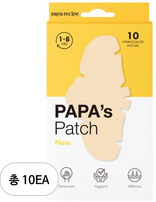 파파레서피 파파스 패치 노우즈, 10매입, 10개