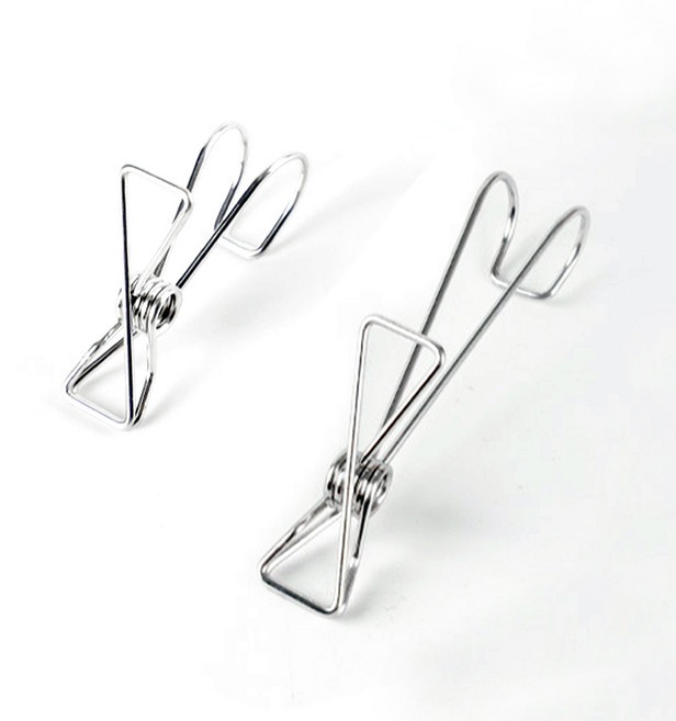 홈데코레 스테인레스 다용도집게 빨래집게, 03.걸이형 6.5cm, 1개