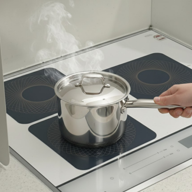 더벨류 스크래치 방지 인덕션 보호매트, 3개, 네이비