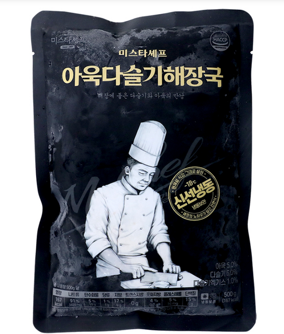 미스타셰프 아욱다슬기해장국 500g 1팩, 3개