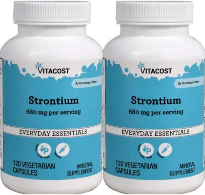 비타코스트 스트론튬, 2팩, 120정 - 쿠팡