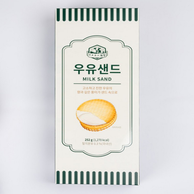 목장 1박스 제주 252g 우유샌드 대 아침미소, 1개, 1g