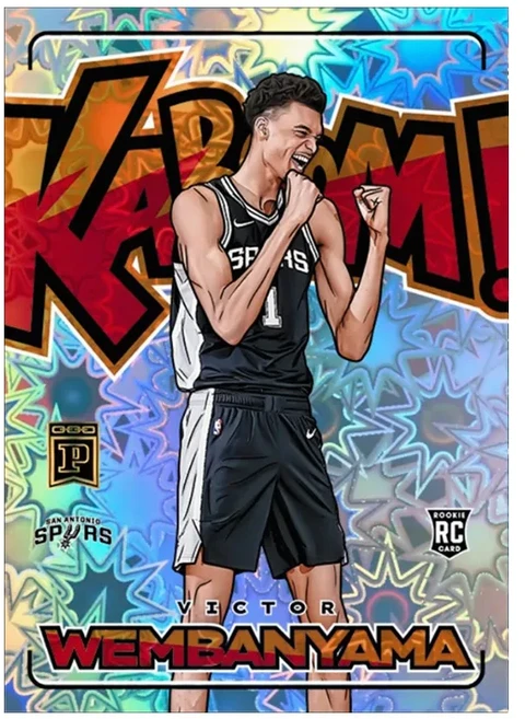 Panini 202324 NFT Prizm NBA Kaboom Luka Doncic 르브론 제임스 스티븐 커리 농구 스타 트레이딩 카드 생, 12 Victor Wembanyama