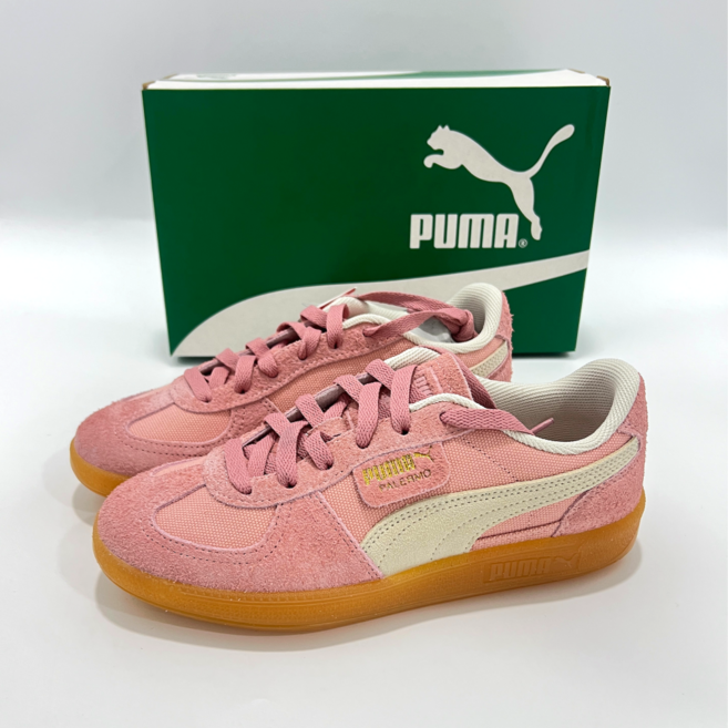 푸마 팔레르모 빈티지 여성 스웨이드 운동화 단화 데일리 스니커즈