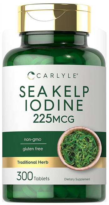 칼라일 아이오딘 요오드 Sea Kelp 225MCG 300정, 1개