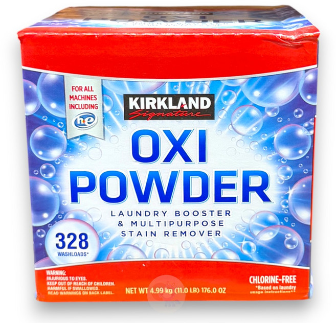 Kirkland Signature 科克蘭 Oxi 活氧多用途去漬粉, 4.99kg, 1箱