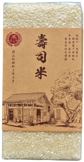 詹永豐 壽司米, 1kg, 1個, 標準
