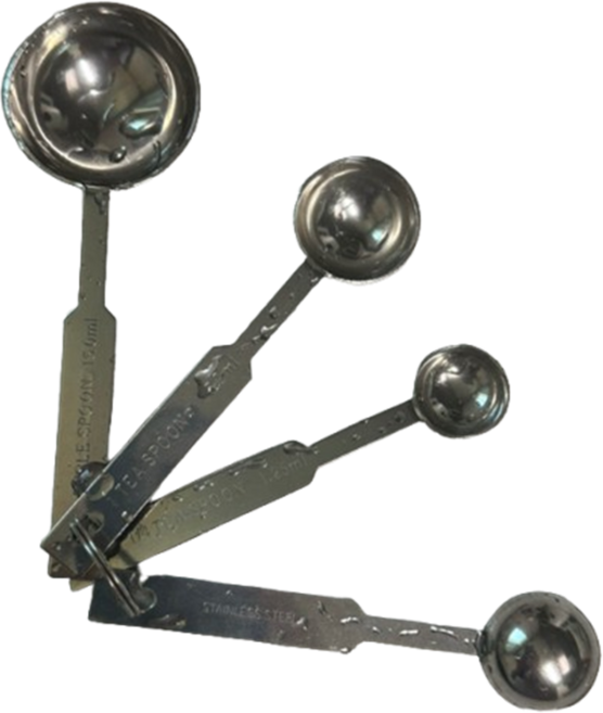 이홈베이킹 스텐 계량 스푼 4종 세트, 1개