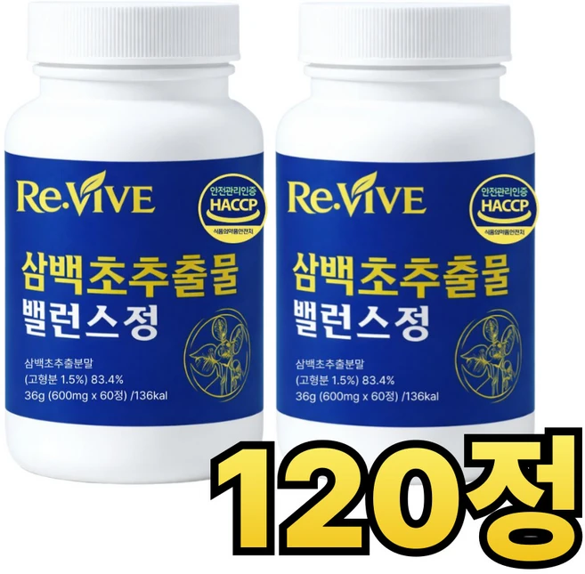 삼백초추출물 식약청인증 LHF618 미퀠리아닌 국산 100%, 1개, 120정 - 쿠팡