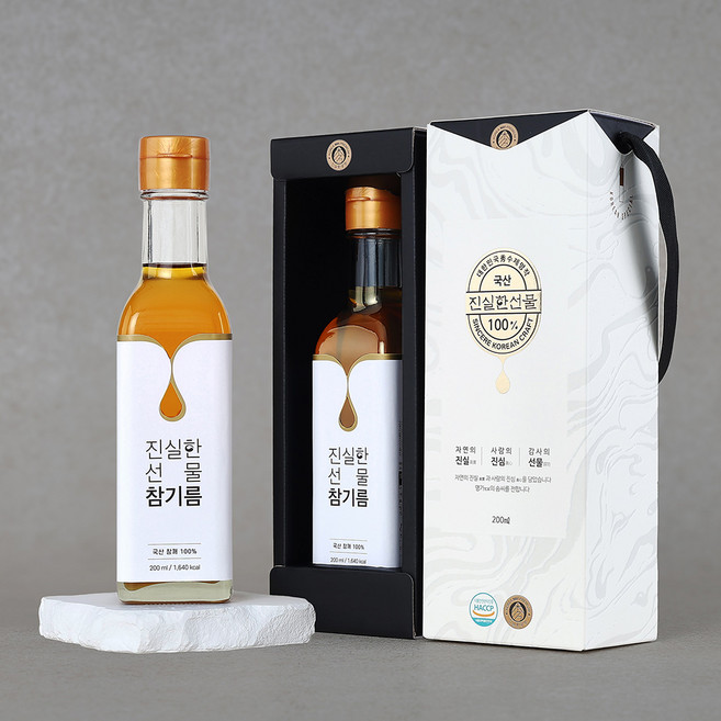 [진실한 선물] 참기름 (200ml), 1개, 200ml