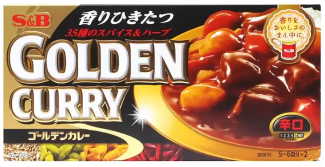 에스엔비 골든 고형 카레 매운맛, 198g, 6개