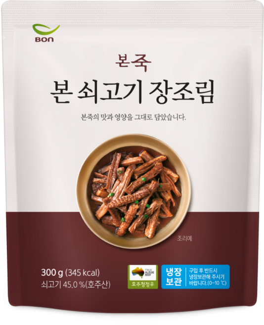 본죽 냉장 쇠고기장조림 300g, 1개